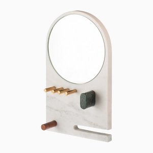 Miroir de Porte Moody en Marbre par Cecilia Alemagna pour Kimano