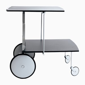 Chariot de Bar Ajustable ou Table d'Appoint par Raul Barbieri pour Ycami, Italie, 1990s