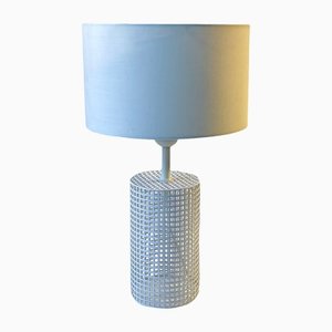 Scandinavian Modern Table Lamp in White from Laoni Belysning, 1970s