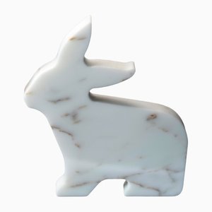 Marble Factory Series Rabbit Paperweight by Alessandra Grasso