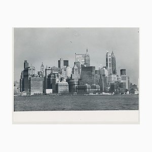 New York, Skyline, États-Unis, 1960s, Photographie en Noir et Blanc