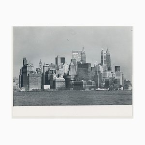 New York, Skyline, USA, 1960s, Black and White Photograph