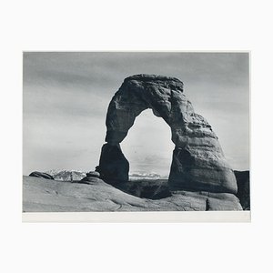 Arches Nationalpark, Stati Uniti, Stati Uniti, anni '60, fotografia in bianco e nero