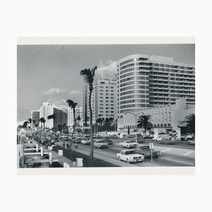 Fotografía callejera, Miami Beach, EE.UU., años 60, Fotografía en blanco y negro