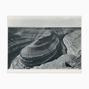 Cuello de ganso, Gran Cañón, Utah, EE. UU., Años 60, Fotografía en blanco y negro