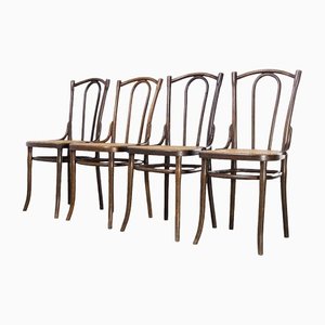 Original Cane Seated Chairs by Michael Thonet, 1930s, Set of 4