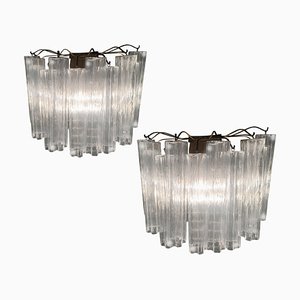 Applique Tronchi in vetro di Murano, set di 2