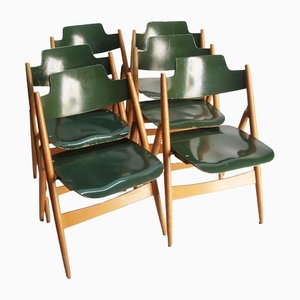Folding Chairs, 1950s, Set of 6