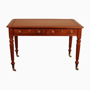 Early 19th Century Mahogany Writing Desk With Two Drawers