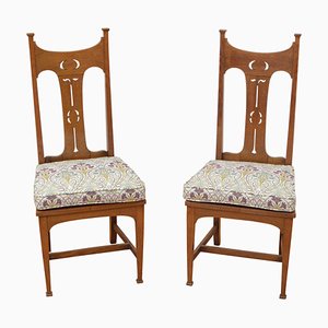 Arts & Crafts Chairs, Set of 2