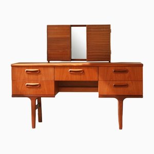 Vintage Dressing Table With Triptyque Mirror from Meredew, 1960s