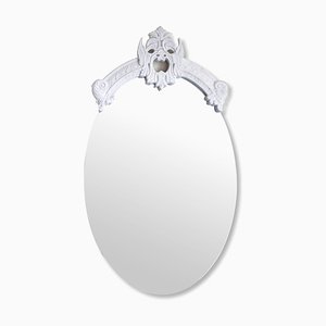 Marble Neo Baroque Mask Mirror by Roberto Semprini