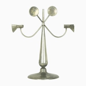 Silver Plated Metal Candleholder by Michele De Lucchi for Produzione Privata, 1996