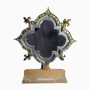 Geteilter Spiegel in Bronze