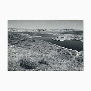 Fotografia in bianco e nero di Lake Powell, Utah/Arizona, Stati Uniti, anni '60