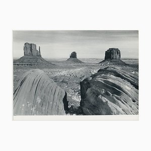 Monument Valley, Utah / Arizona, USA, 1960er, Schwarz-Weiß-Fotografie