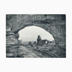 Arches National Park, Stati Uniti, Stati Uniti, anni '60, fotografia in bianco e nero