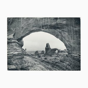 Parque Nacional Arches, Utah, EE. UU., Años 60, Fotografía en blanco y negro