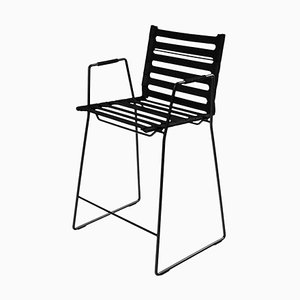 Schwarzer Strap Bar Chair von Ox Denmarq
