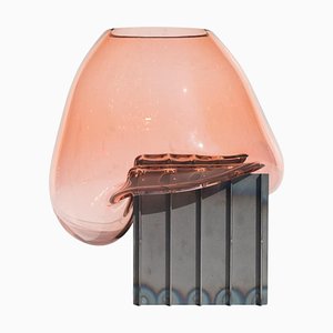 Pink Grid Table Vase by Studio Thier & Van Daalen