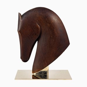 Horse Head by Franz Hagenauer for Werkstatte Hagenauer, 1940s