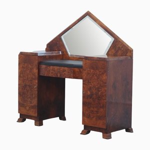 Art Deco Dressing Table with Mirror, 1930s