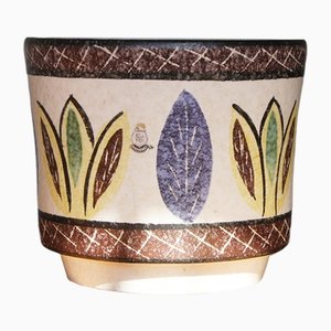 Macetero alemán de cerámica de ES Keramik, años 60