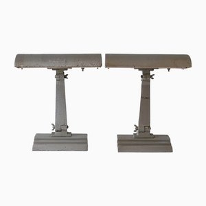 Art Deco Desk Lamps, 1920s, Set of 2