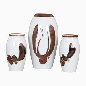 Vase Series 158/159 de Bing & Grondahl, Set de 3