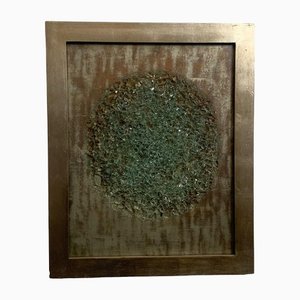 Planet, Patinated Wood & Glass