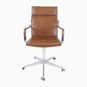 Leather Desk Chair by Rudolf Glatzel for Walter Knoll / Wilhelm Knoll