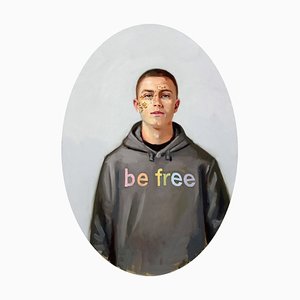 David Anocibar, Be Free, óleo sobre lienzo