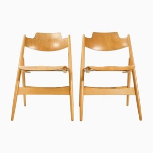 Vintage SE18 Folding Chairs by Egon Eiermann for Wilde & Spieth, Set of 4