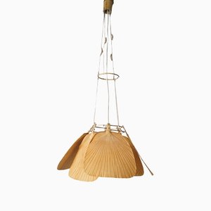 Vintage Uchiwa Pendant Lamp by Ingo Maurer for M-Design, 1960s