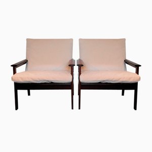 Armchairs in Rosewood by Illum Wikkelsø from Niels Eilersen, Set of 2
