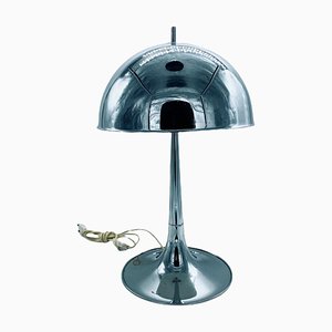 Lámpara de mesa italiana de cromo de Goffredo Reggiani, años 70