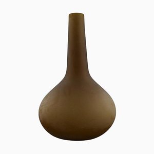 Large Drop-Shaped Vase in Mouth-Blown Murano Art Glass from Salviati