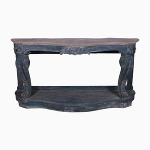 French Serpentine Console Table