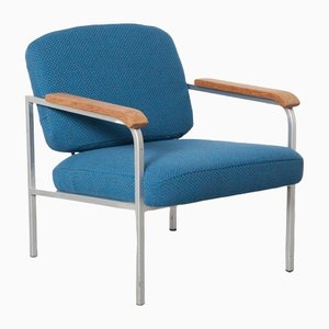 Low Lounge Chair in Blue