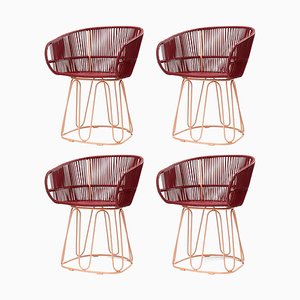 Purple Circo Dining Chair by Sebastian Herkner, Set of 4