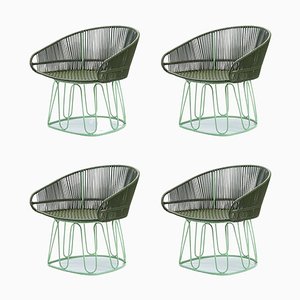 Olive Circo Lounge Chair by Sebastian Herkner, Set of 4