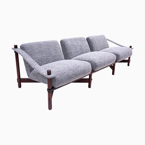 Mid-Century Modern Italian Grey Sofa by Raffaella Crespi, 1960s