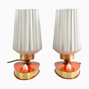 Mid-Century Brass Table or Desk Lamp, 1960s, Set of 2