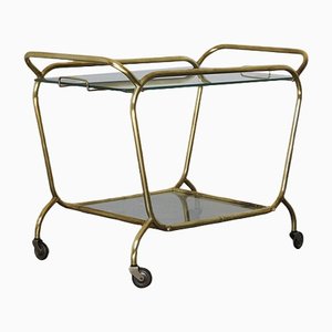 Italienischer Barwagen aus Messing, 1960er