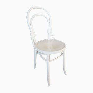 Mid-Century Neapolitan White Chair Sautto & Liberale from Thonet