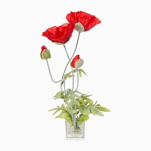 Italienisches Eternity Segnaposto Mohn Set Arrangement Komposition von VGnewtrend