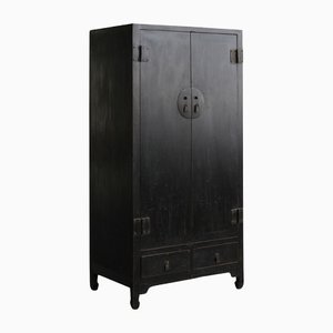 Armoire en Orme Laqué Noir