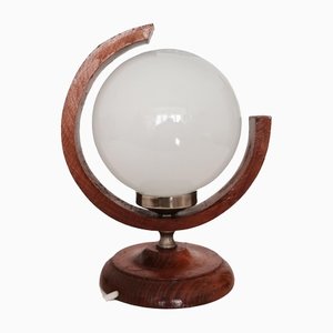Mid-Century Modern Wooden Table Lamp, 1960s