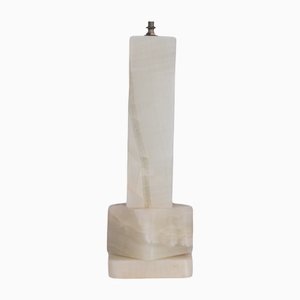 Mid-Century French Onyx Table Lamp