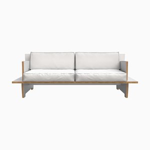 CINQUE Sofa White by Gio Aio Design